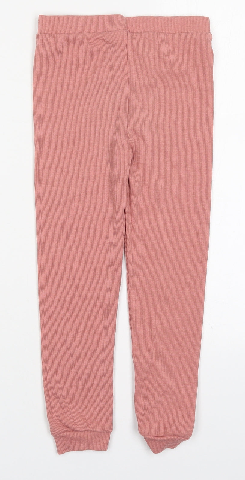 TU Girls Pink  Cotton Carrot Trousers Size 6-7 Years  Regular