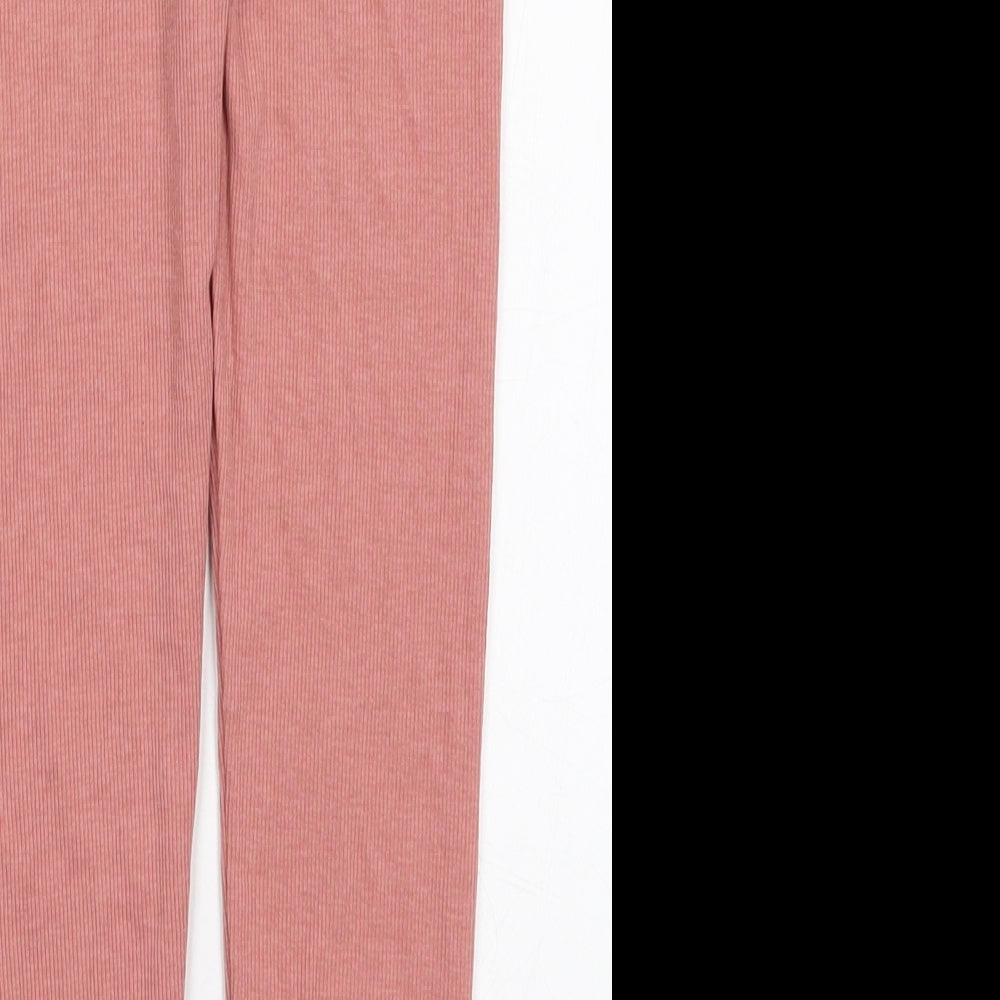 TU Girls Pink  Cotton Carrot Trousers Size 6-7 Years  Regular