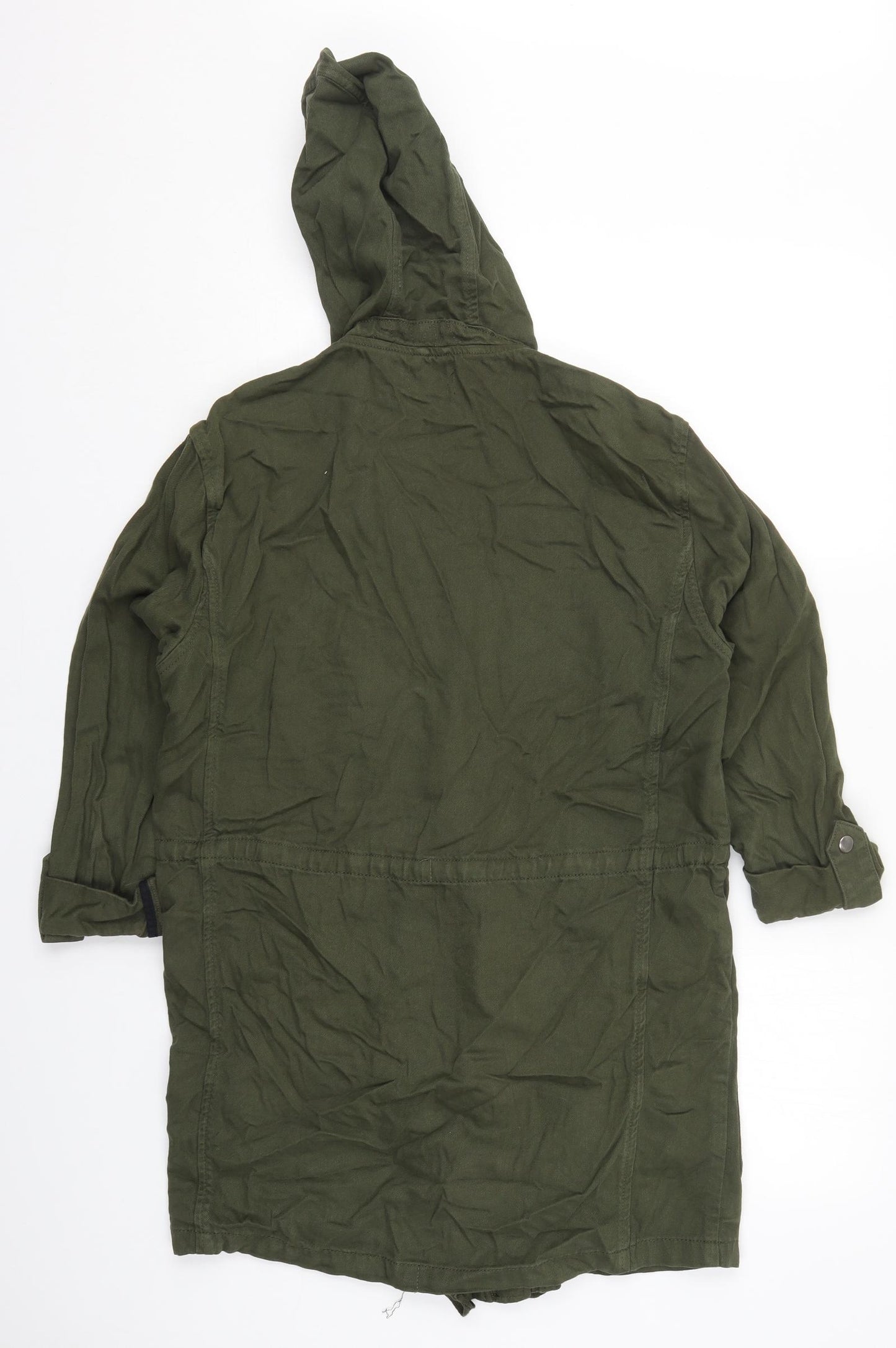 Topshop Womens Green   Jacket  Size 8  Zip