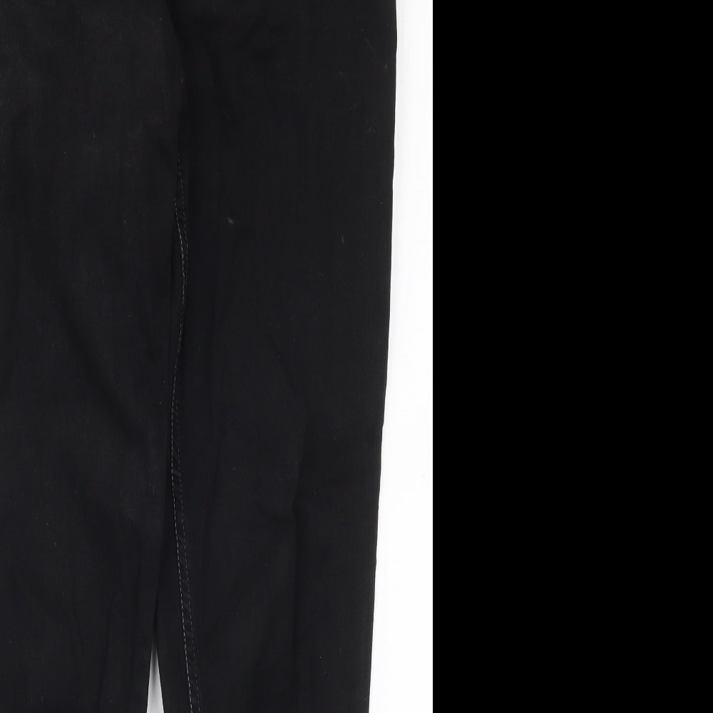NEXT Womens Black  Cotton Jegging Jeans Size 16 L28.5 in Regular