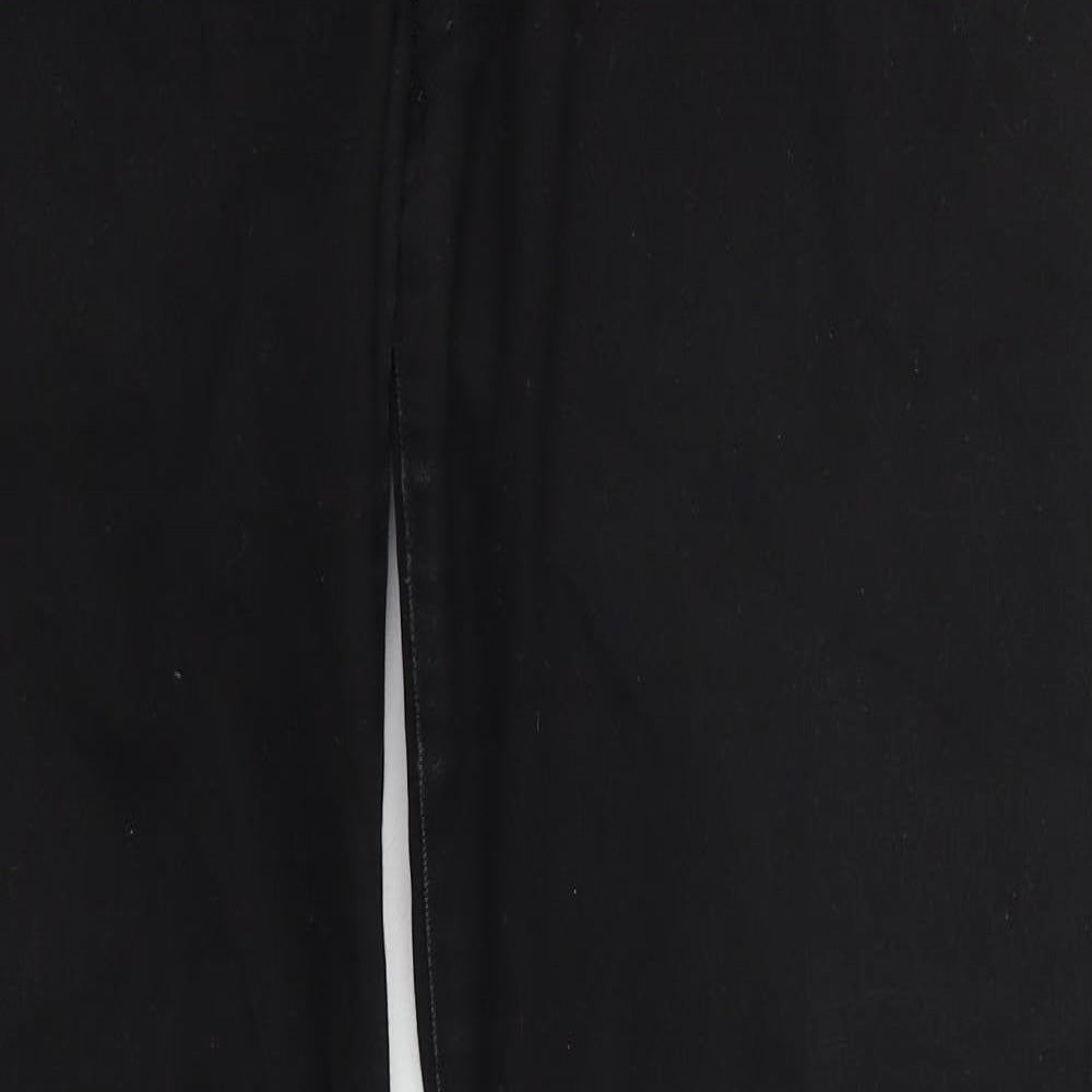 H&M Womens Black  Cotton Skinny Jeans Size 36 in L32 in Regular Button