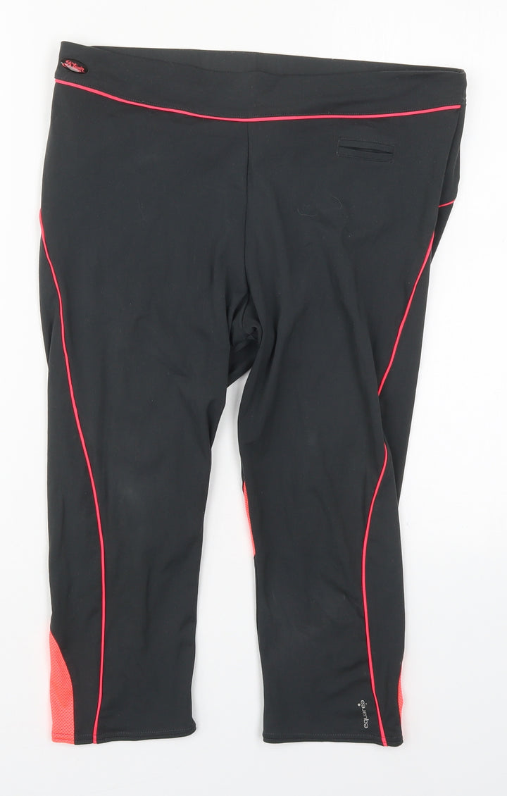 BTWin Womens Grey  Polyester Cropped Leggings Size 34 in L18 in Regular  - Pink