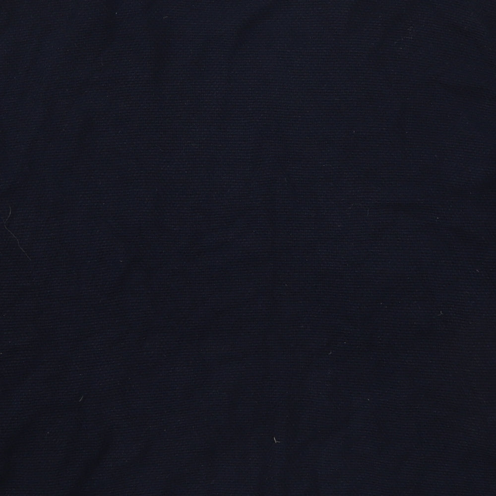 Burton Mens Blue Round Neck  Cotton Pullover Jumper Size S