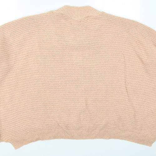Originals Womens Pink Round Neck  Cotton Pullover Jumper Size S