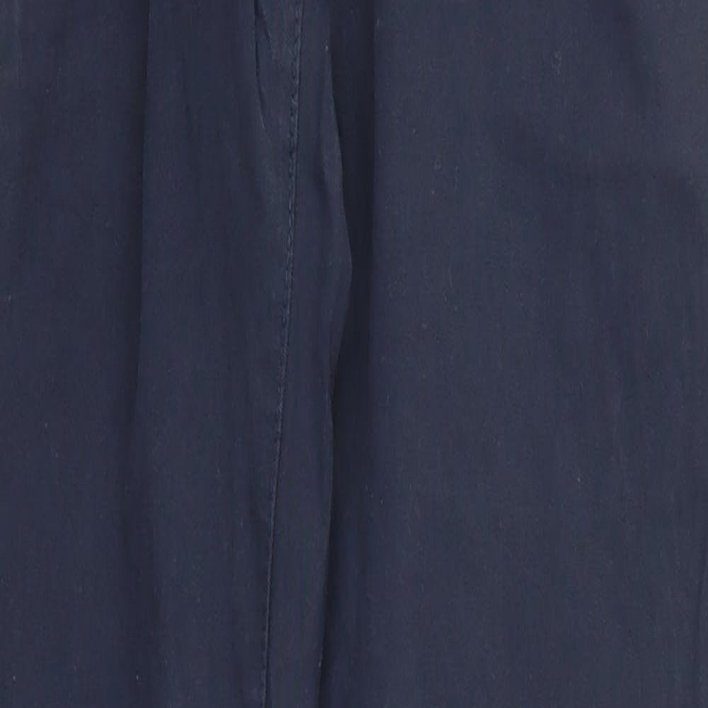 F&F Mens Blue  Cotton Trousers  Size 30 L32 in Regular Button