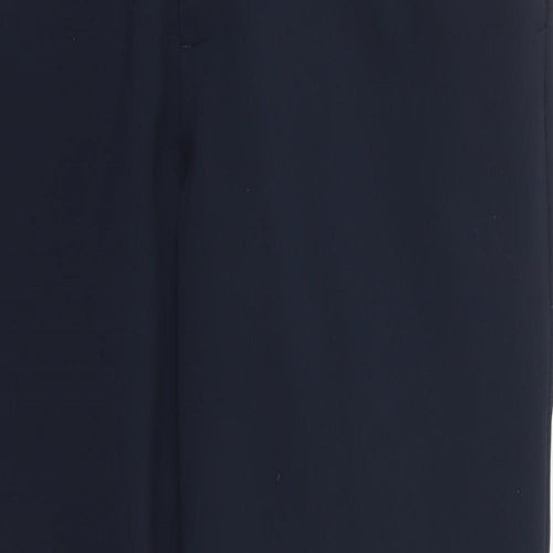 Uniqlo Womens Blue  Polyester Trousers  Size M L28 in Regular Button