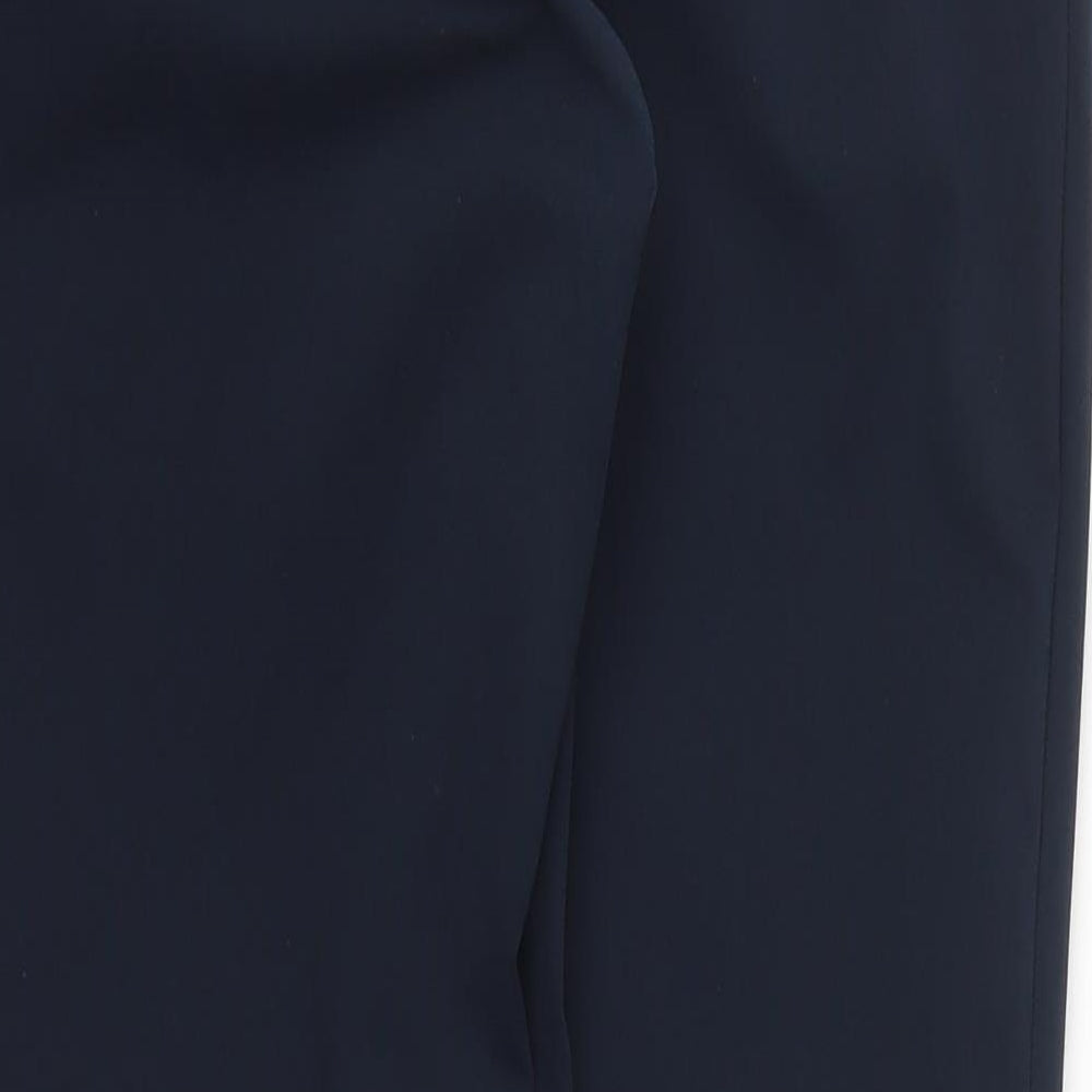 Uniqlo Womens Blue  Polyester Trousers  Size M L28 in Regular Button