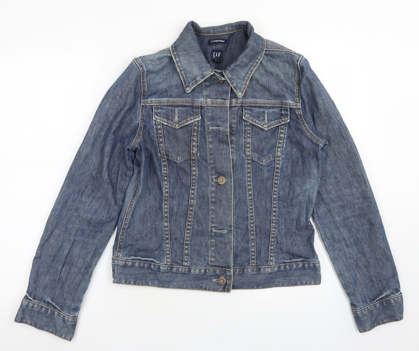 Gap Womens Blue   Jacket  Size M  Button