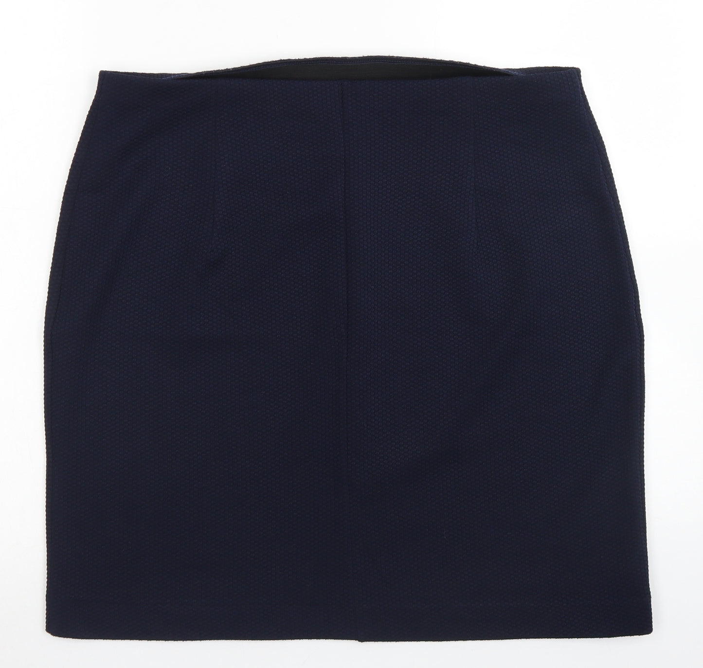 Roman Womens Blue  Polyester Straight & Pencil Skirt Size 18