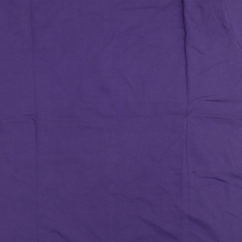 Charles Wilson Mens Purple  Cotton  T-Shirt Size XL Crew Neck