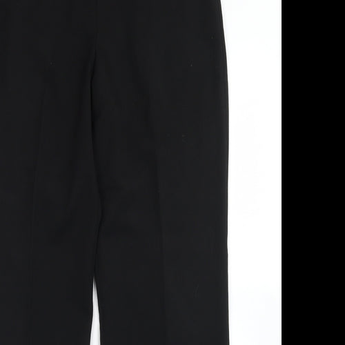 BM Womens Black  Polyamide Dress Pants Trousers Size 14 L30 in Regular Button