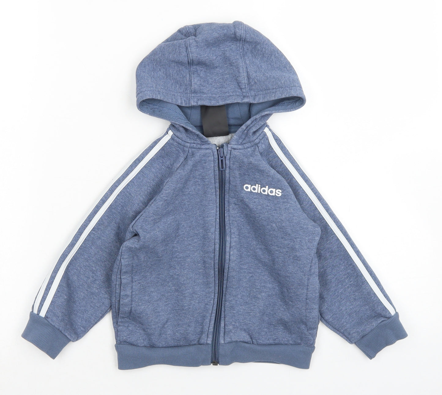 adidas Boys Blue   Jacket  Size 18-24 Months   Zip