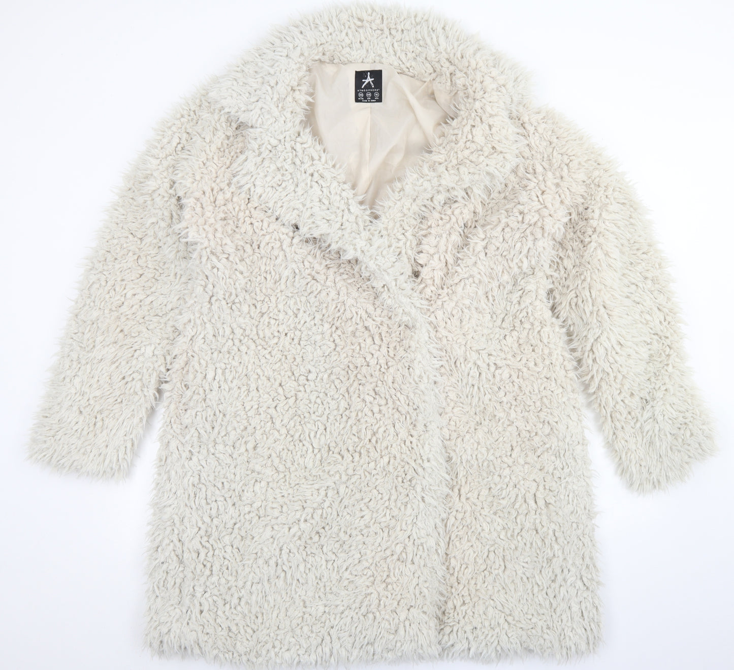 Atmosphere Womens Ivory   Jacket  Size 20  Snap