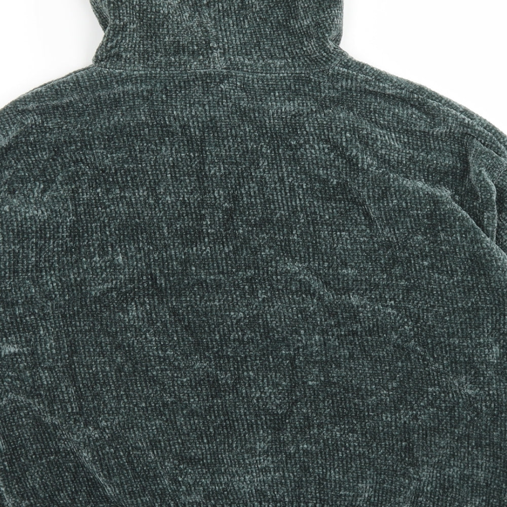 Primark Womens Green  Polyester Pullover Hoodie Size M   - Chenille