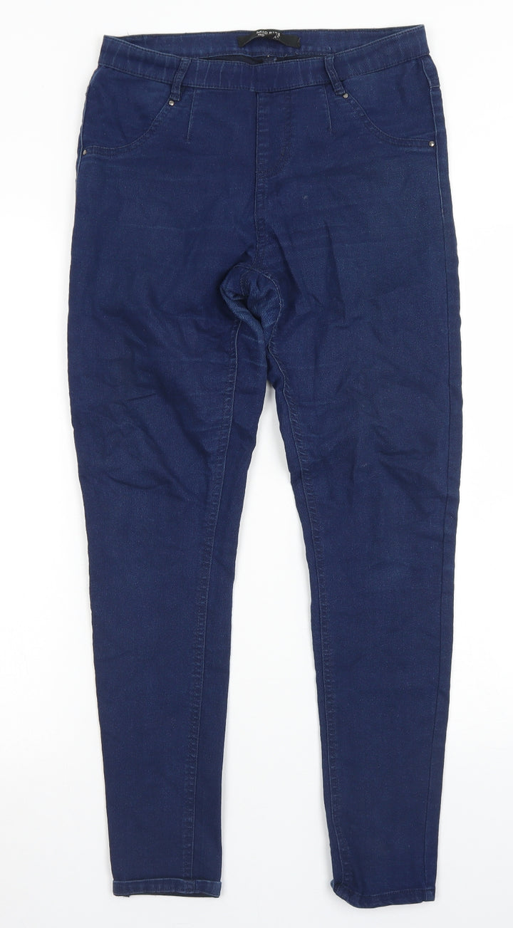 Select Womens Blue Cotton Jegging Jeans Size 8 L27 in Regular