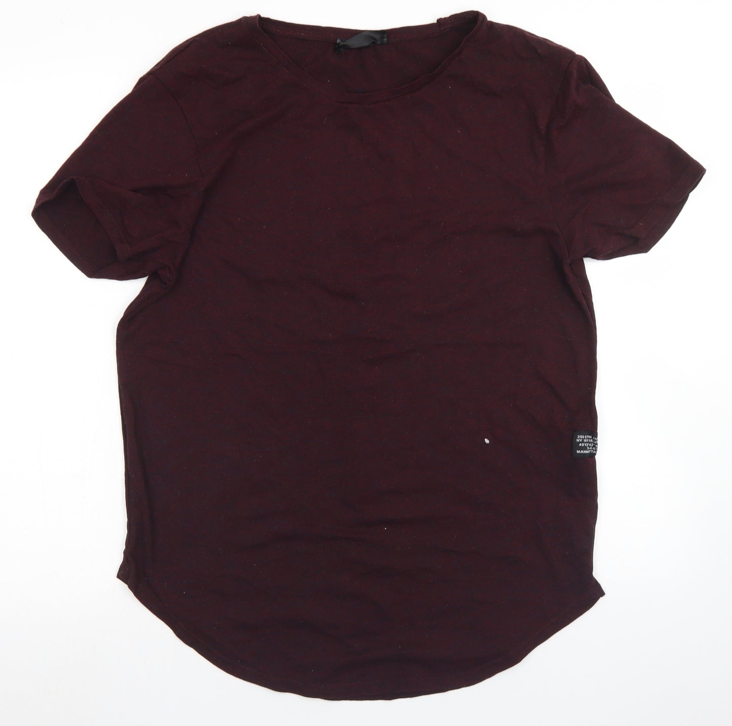 Primark Mens Red  Cotton  T-Shirt Size M Crew Neck