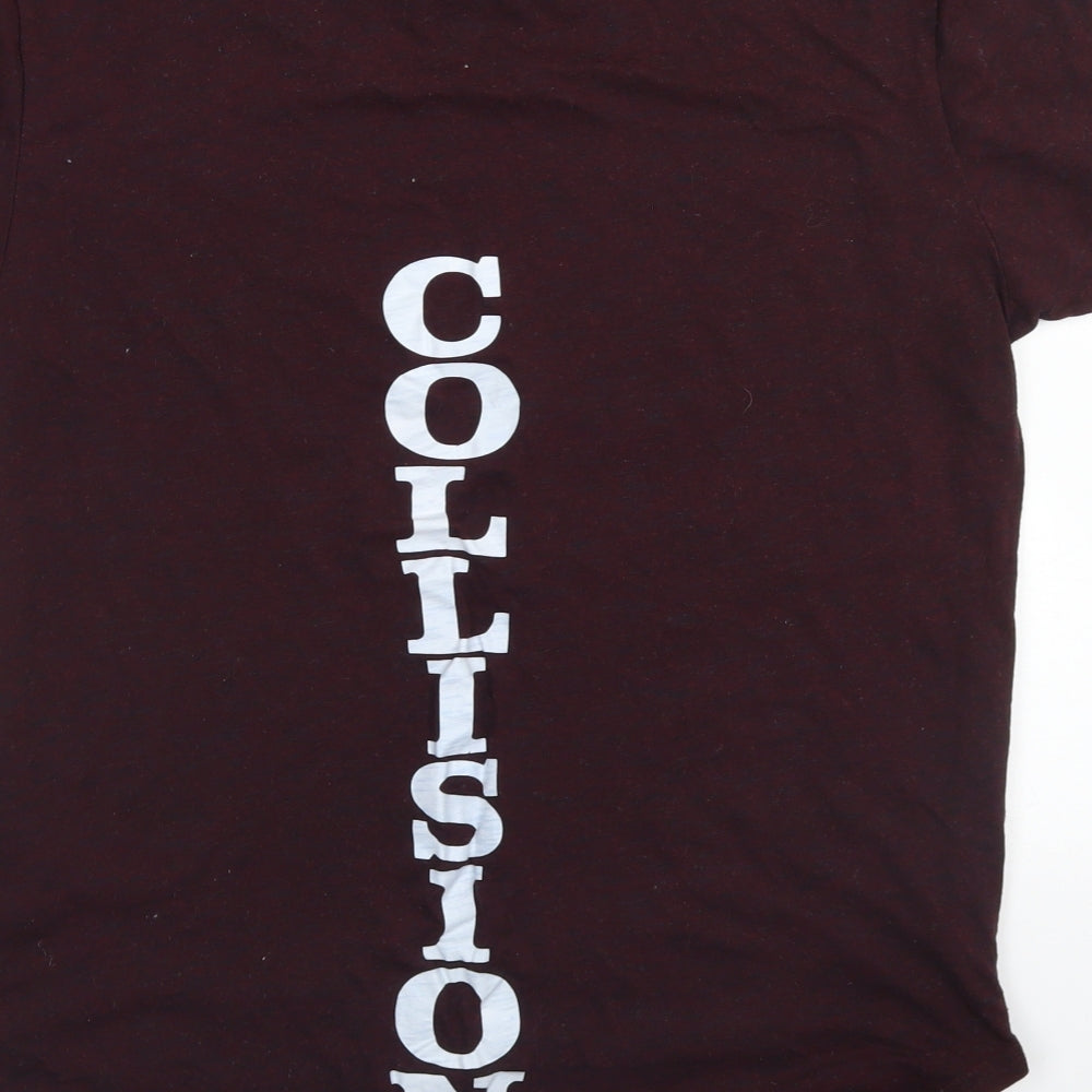 Primark Mens Red  Cotton  T-Shirt Size M Crew Neck
