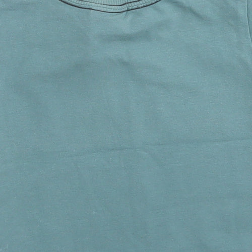 Fierce Frank Boys Blue  Cotton Basic T-Shirt Size 3-6 Months Crew Neck  - Animal Band