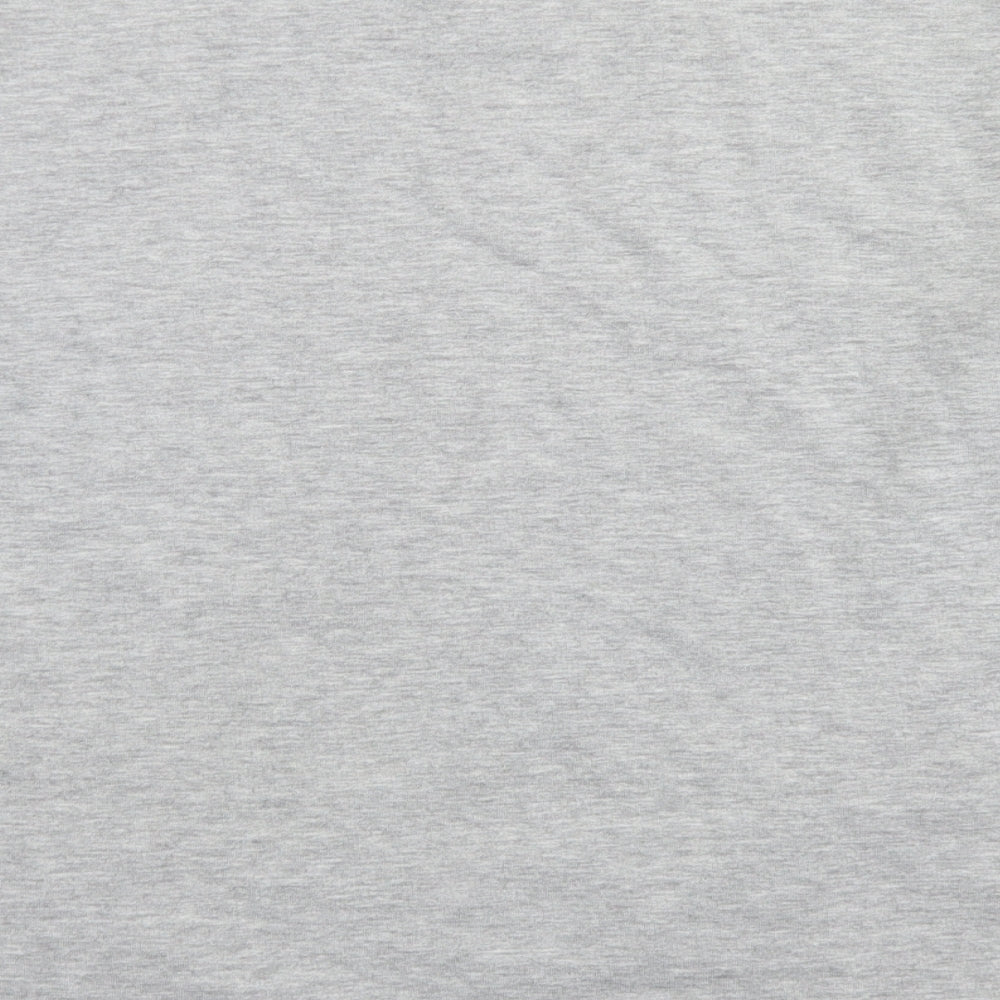 New Look Womens Grey  Cotton Pullover Sweatshirt Size 16