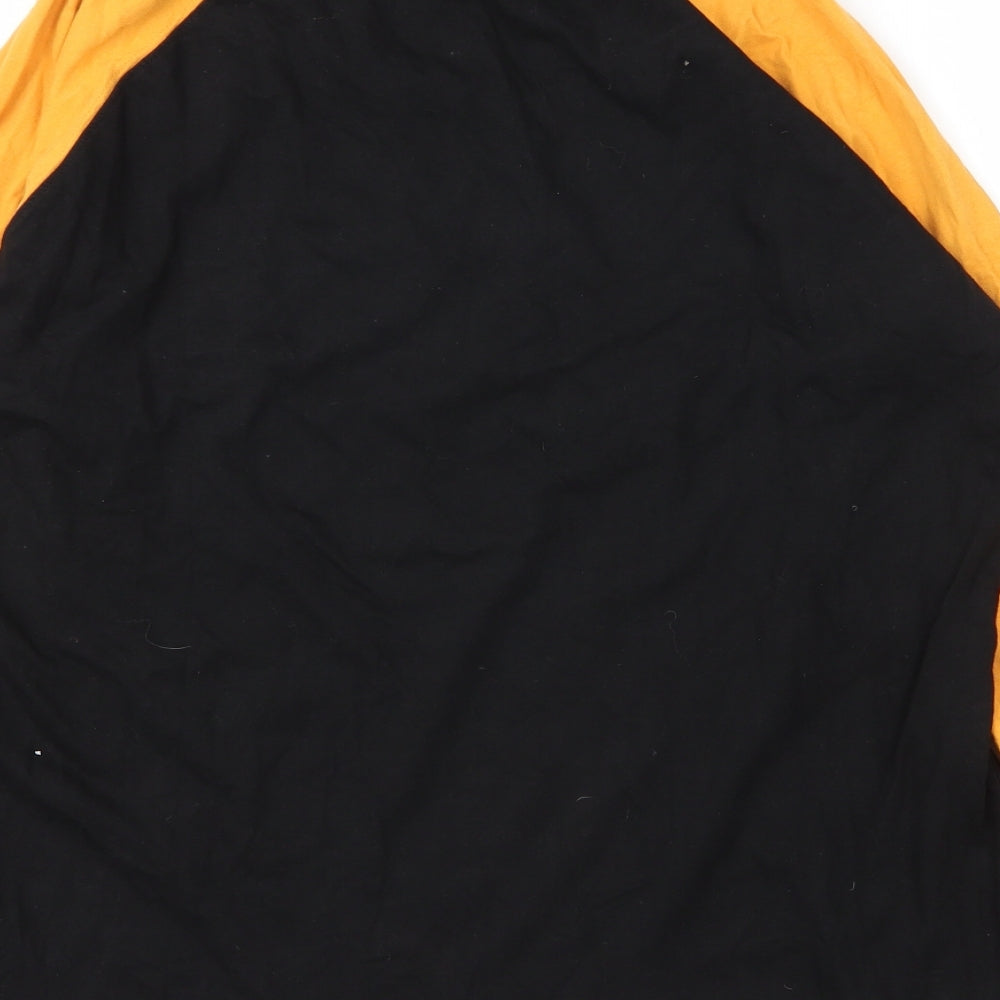Whispering Smith Mens Black  Cotton  T-Shirt Size L Round Neck