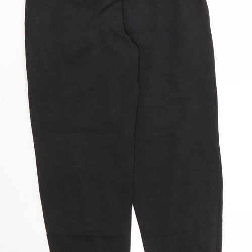 Preworn Mens Black  Cotton Sweatpants Trousers Size M L27 in Regular Drawstring