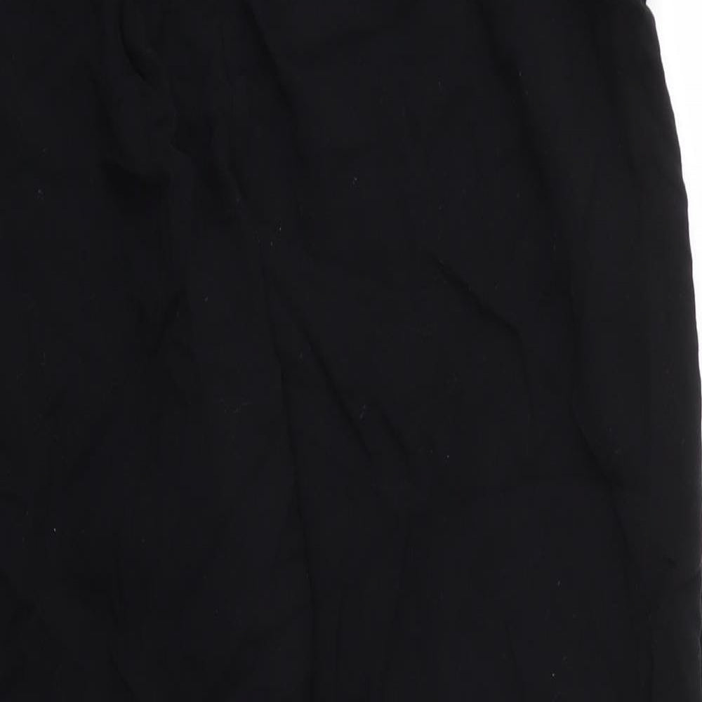 H&M Womens Black  Viscose Harem Trousers Size 22 L26 in Regular