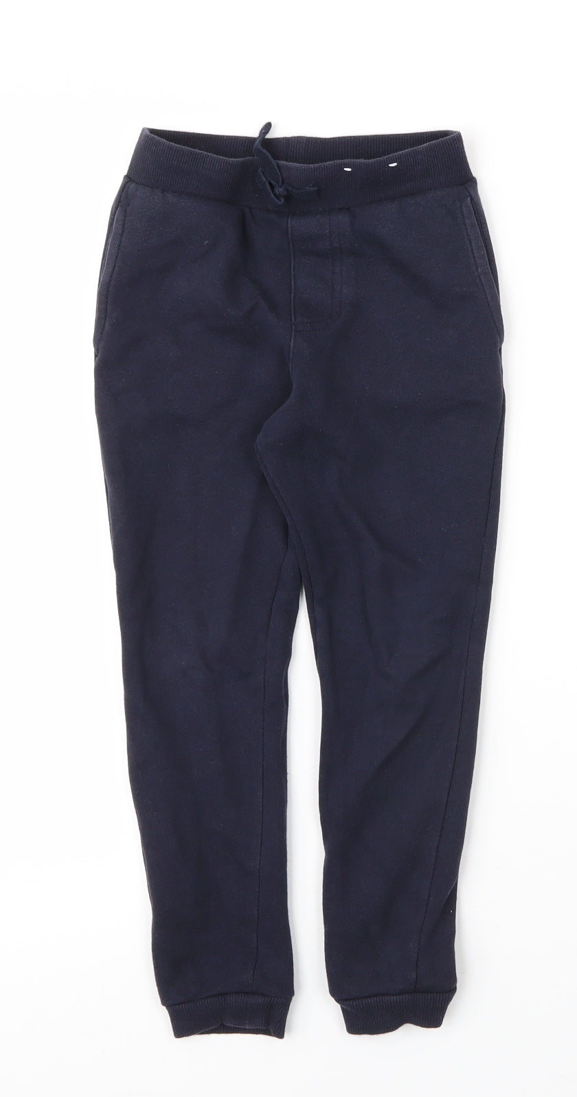 George Boys Blue  Cotton Sweatpants Trousers Size 5 Years  Regular Drawstring