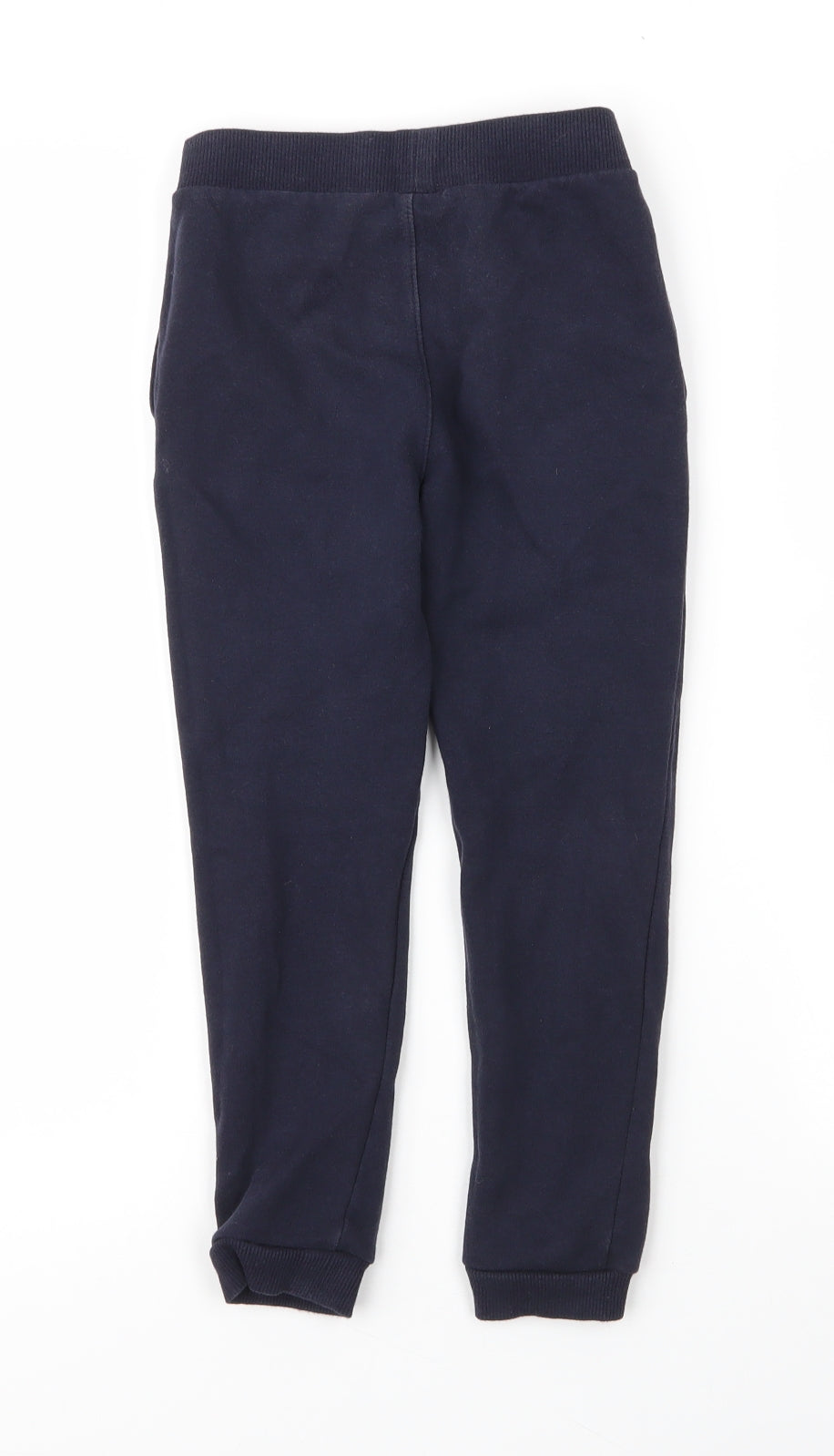 George Boys Blue  Cotton Sweatpants Trousers Size 5 Years  Regular Drawstring
