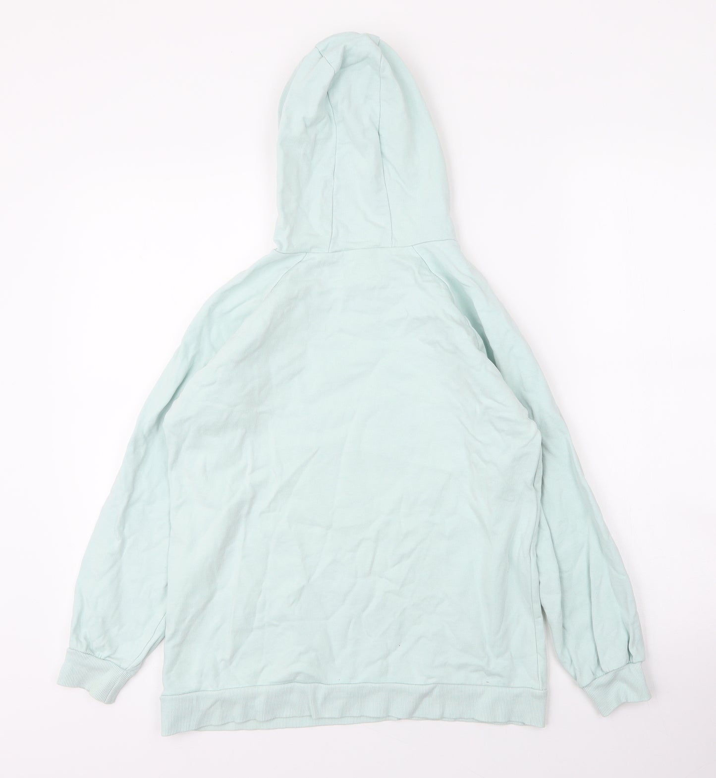 George Girls Green  Cotton Pullover Hoodie Size 9 Years