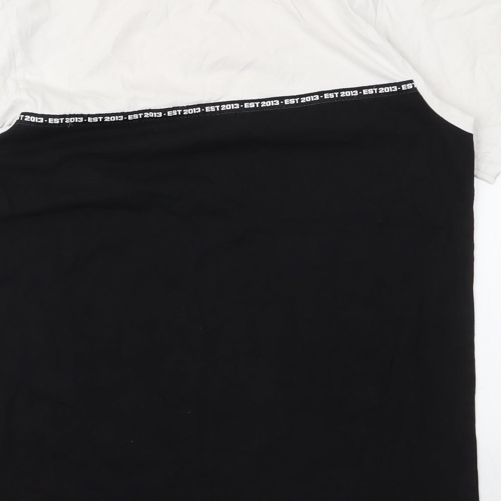 Sidemen Mens Black  Cotton  T-Shirt Size S Round Neck