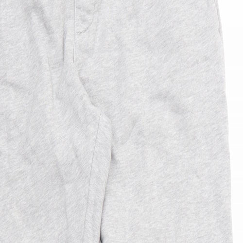 KENZO Womens Grey  Cotton Sweatpants Trousers Size 14 L26 in Regular Drawstring