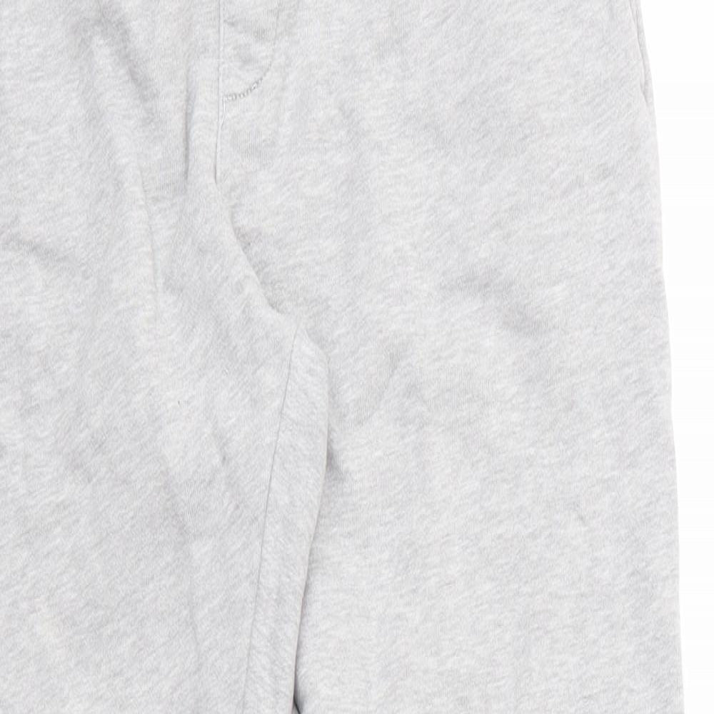 KENZO Womens Grey  Cotton Sweatpants Trousers Size 14 L26 in Regular Drawstring