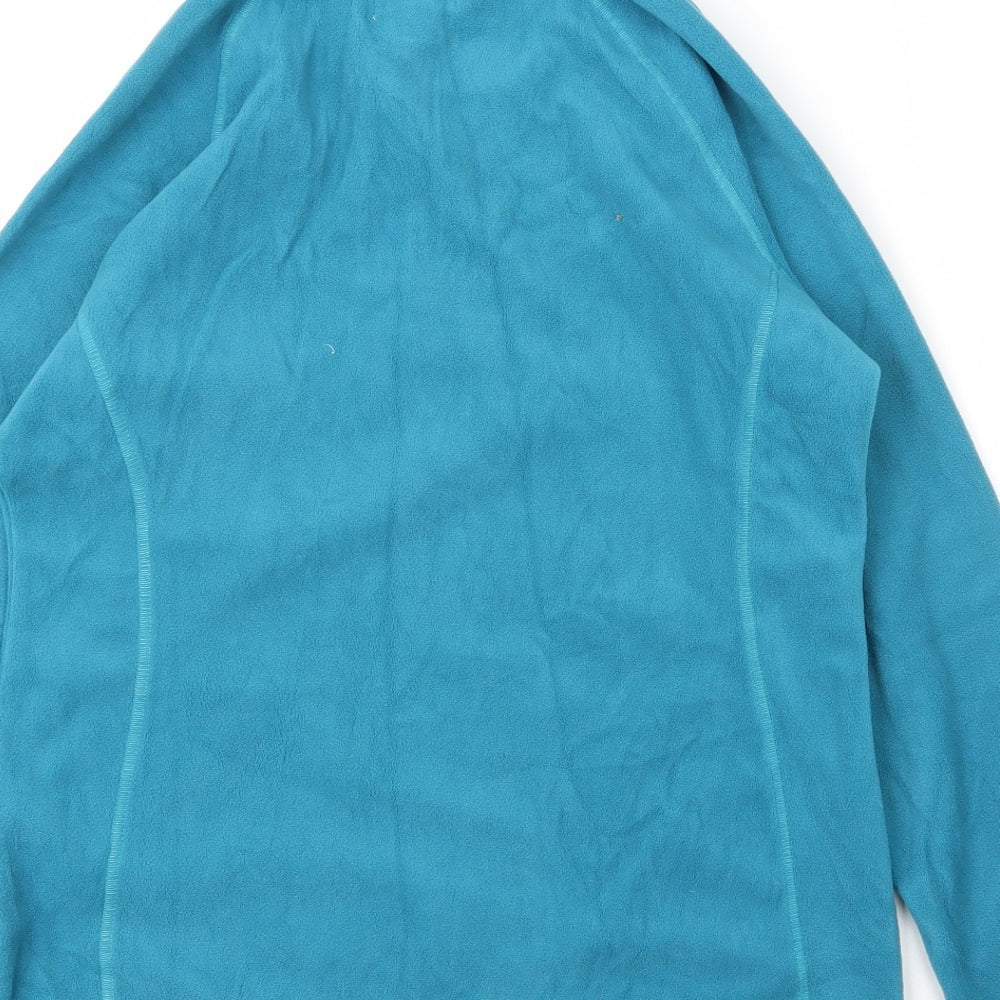 Mountain Warehouse Womens Blue High Neck  Polyester Pullover Jumper Size 10