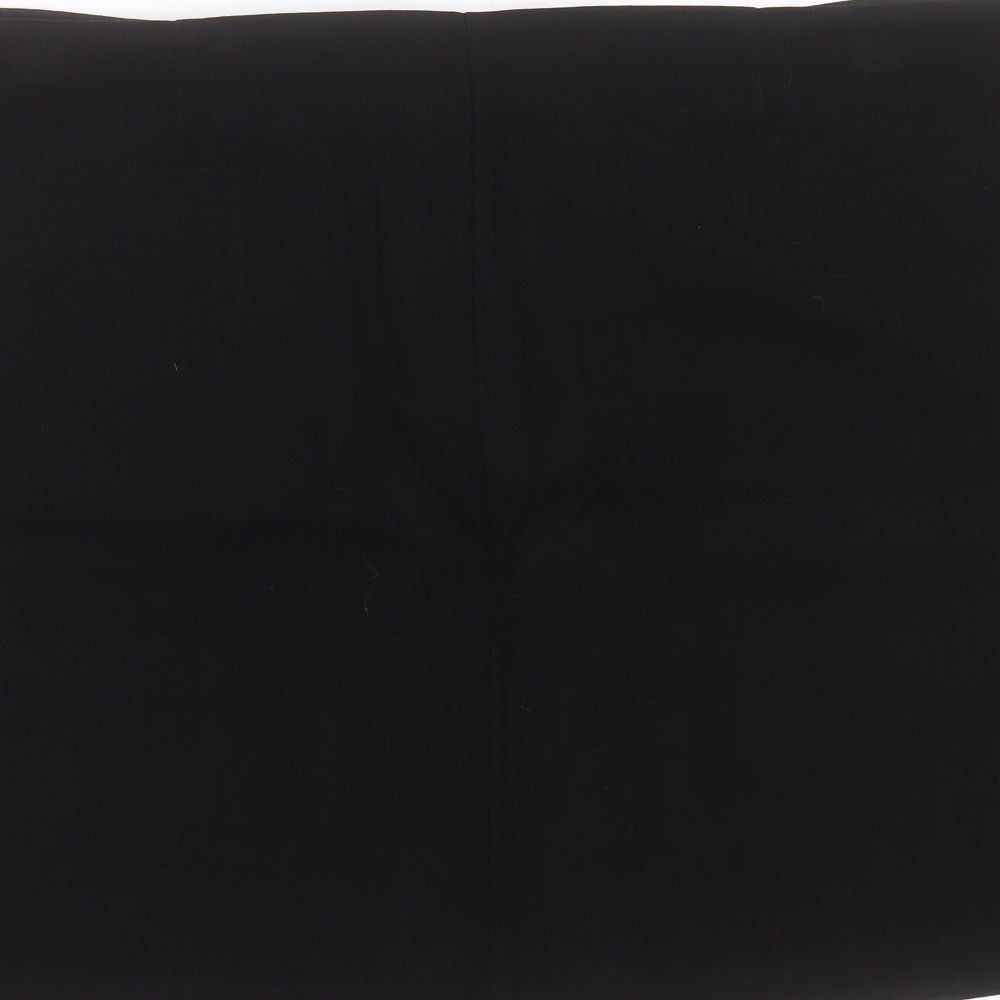 Dorothy Perkins Womens Black  Polyester Mini Skirt Size 18