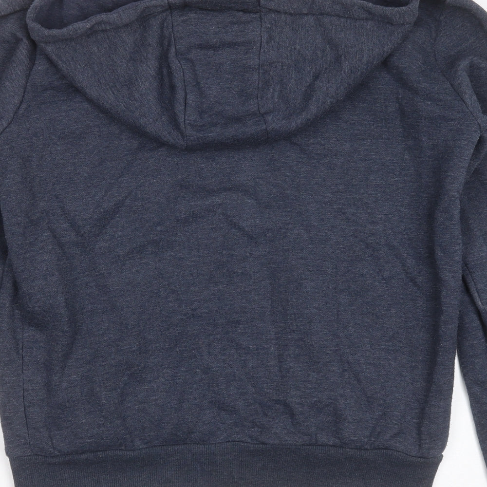 Primark Mens Blue  Cotton Full Zip Hoodie Size M