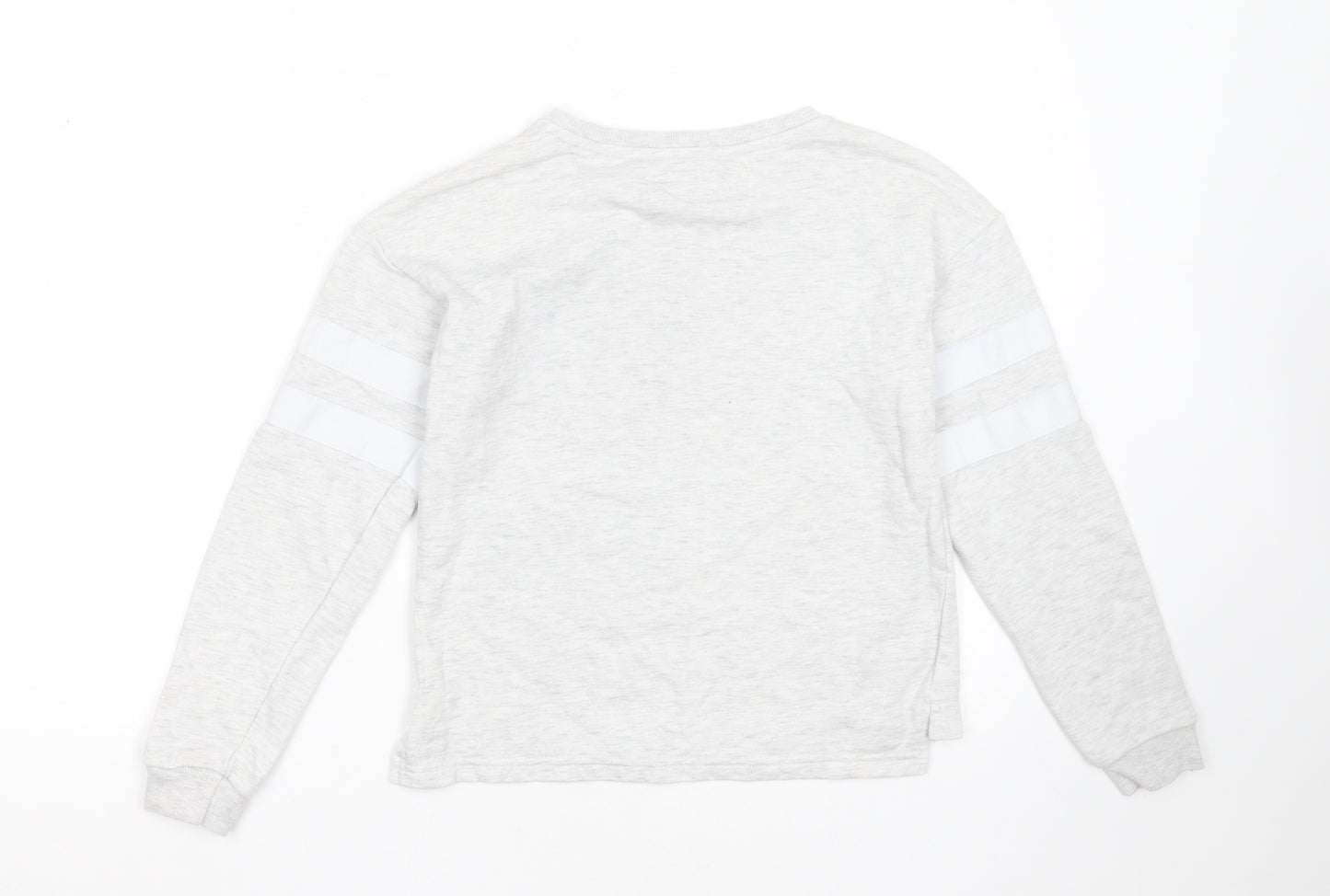 Primark Girls Grey  Cotton Pullover Sweatshirt Size 11-12 Years