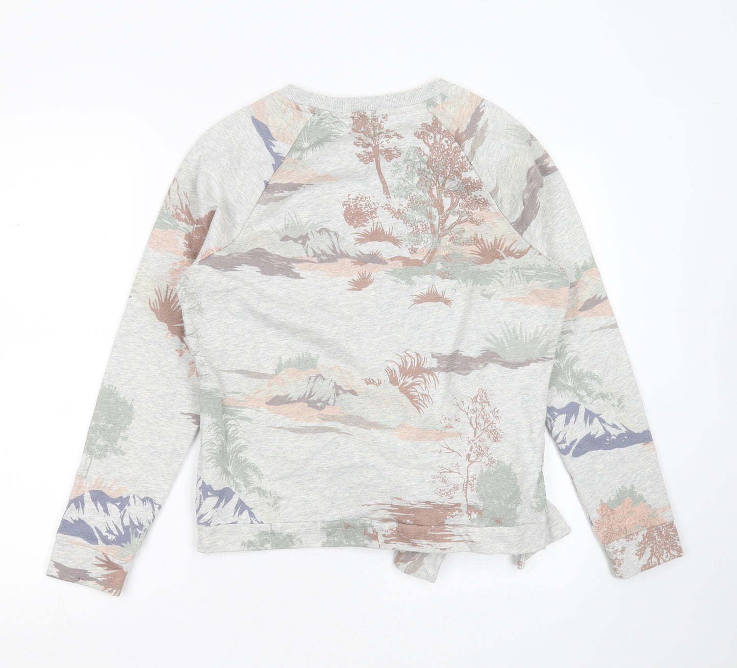 NEXT Womens Grey  Cotton Pullover Sweatshirt Size 12