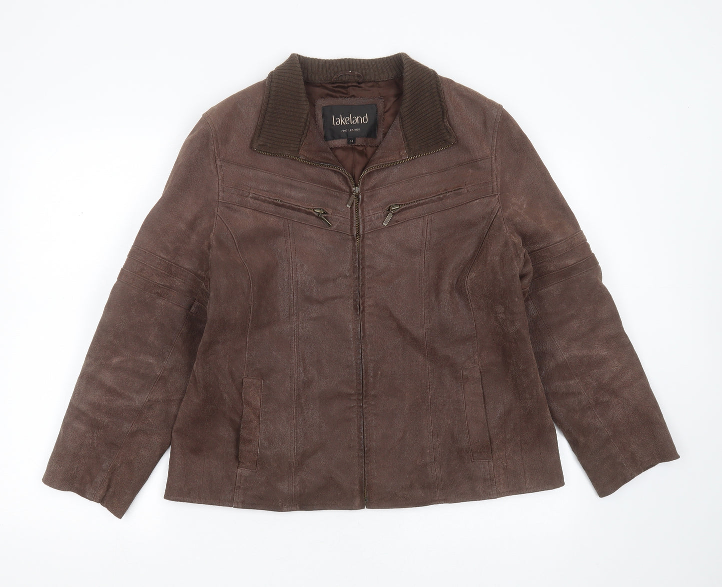 Lakeland Womens Brown   Jacket  Size 14  Zip