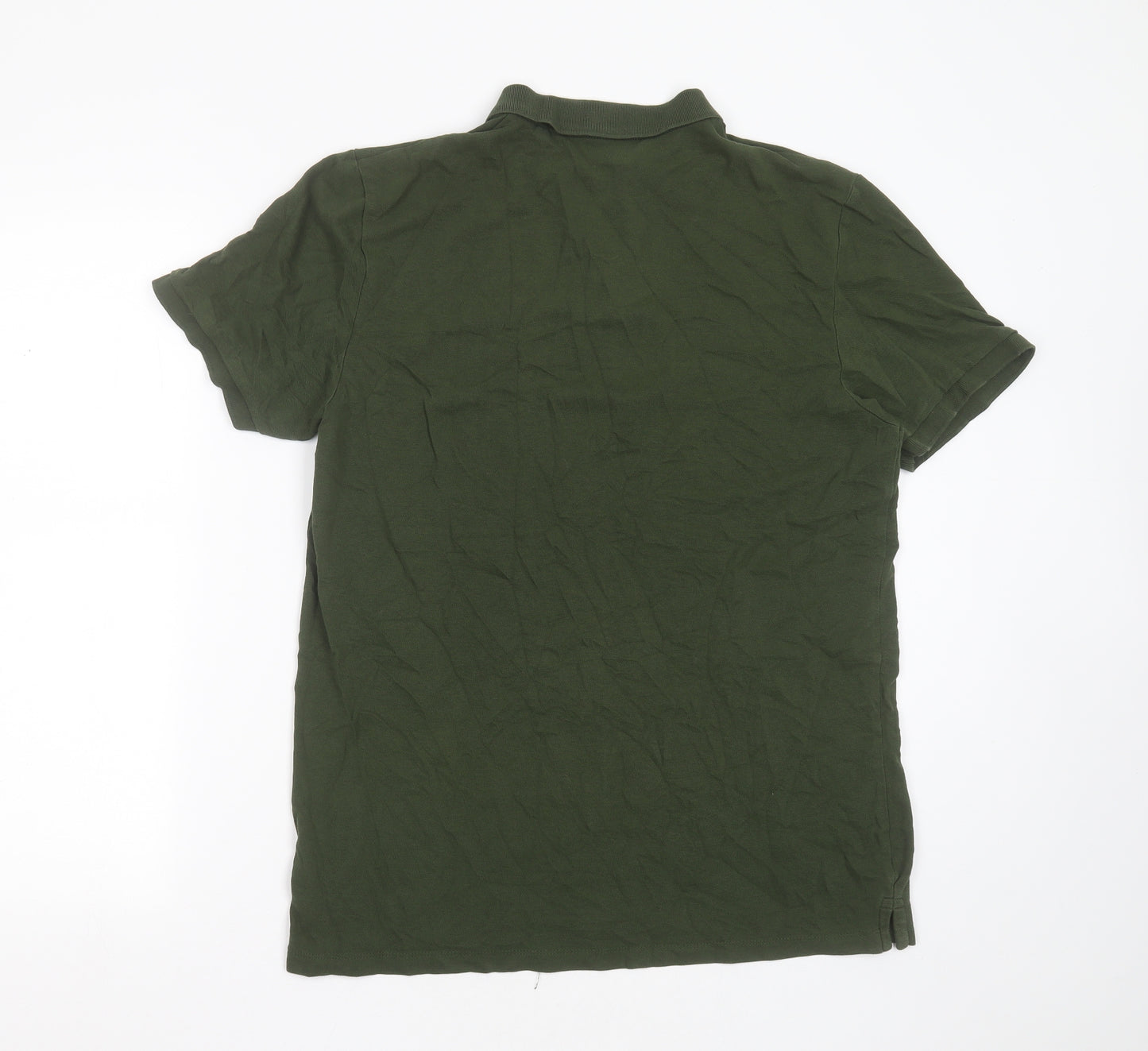 NEXT Mens Green  Cotton  Polo Size L Collared