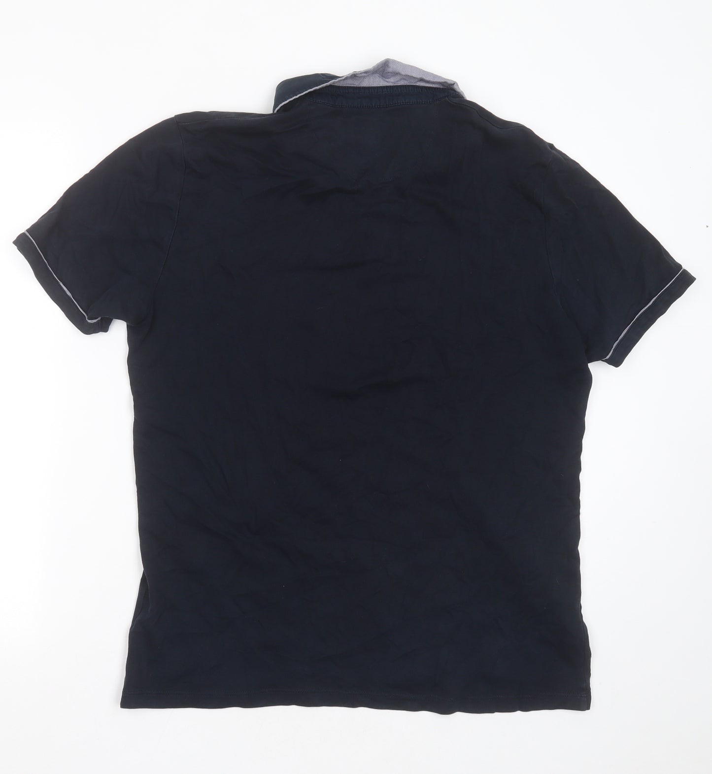 NEXT Mens Blue  Cotton  Polo Size L Collared