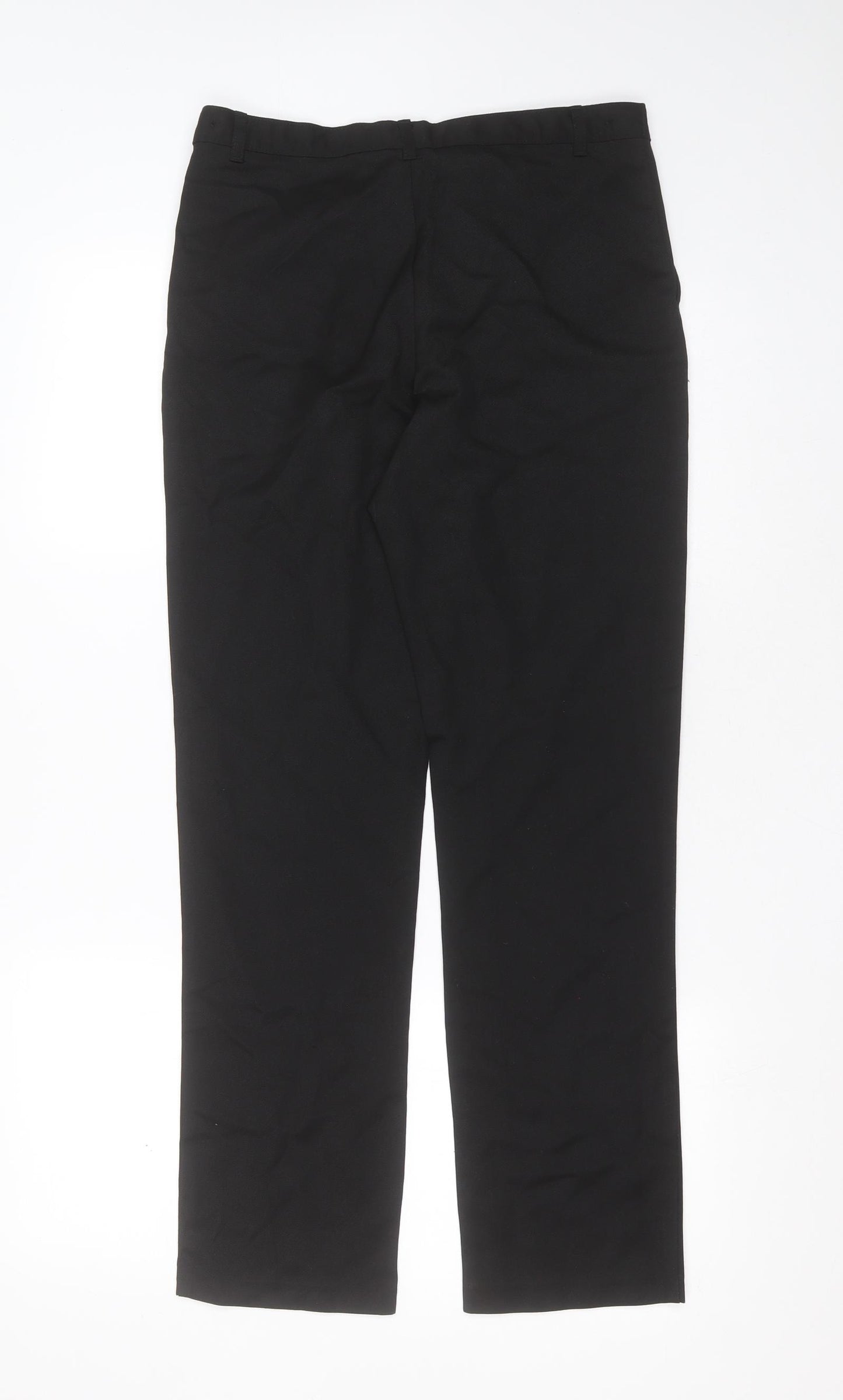 George Boys Black  Polyester  Trousers Size 13-14 Years  Regular  - school