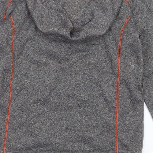 Crane Boys Grey  Polyester Pullover Hoodie Size 13-14 Years