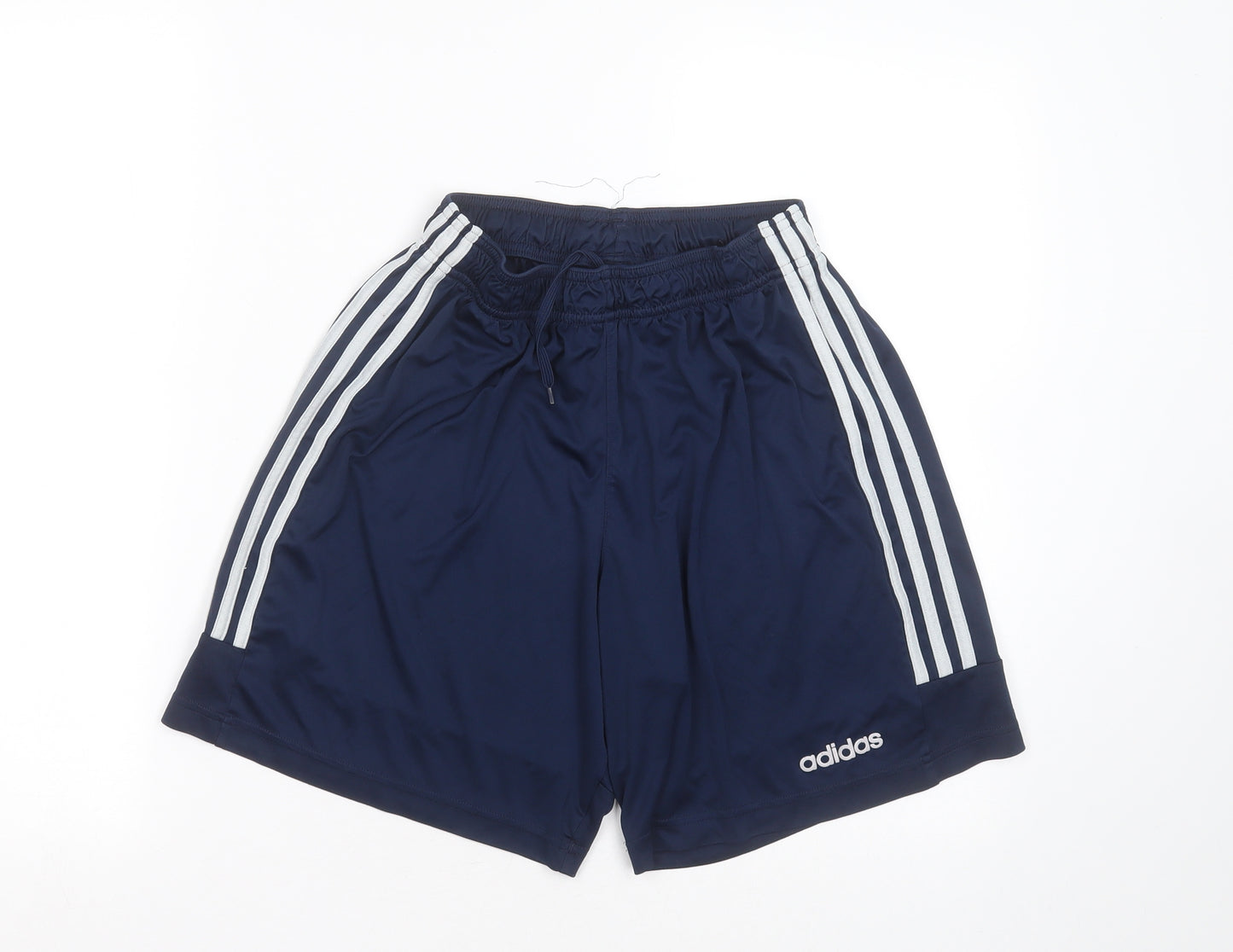 adidas Mens Blue  Polyester Athletic Shorts Size M  Regular
