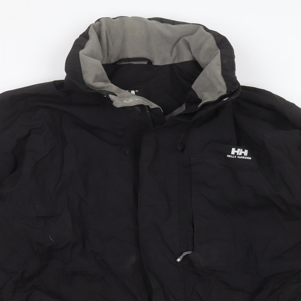 Helly Hansen Mens Black   Jacket  Size L  Zip