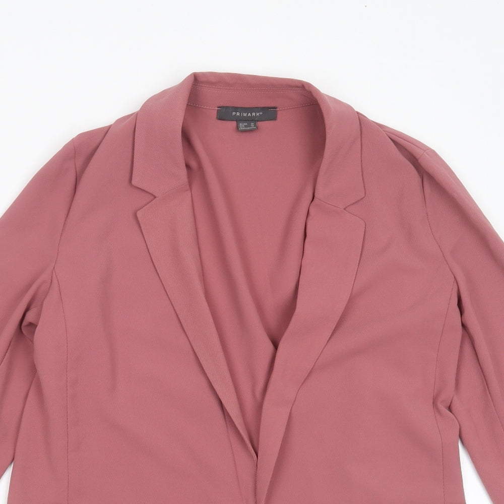 Primark Womens Purple   Jacket Blazer Size 10