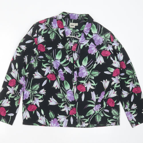 ASOS Womens Black Floral  Jacket  Size 10