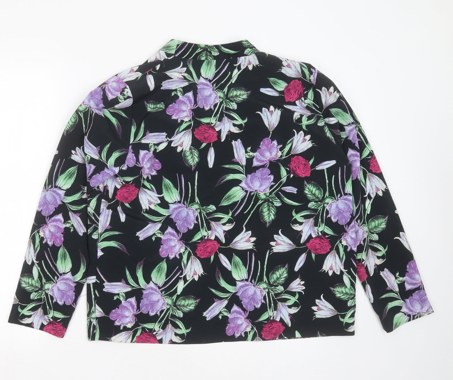 ASOS Womens Black Floral  Jacket  Size 10