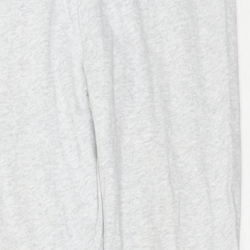 Marks and Spencer Girls Grey  Cotton Capri Trousers Size 9-10 Years  Regular  - leggings