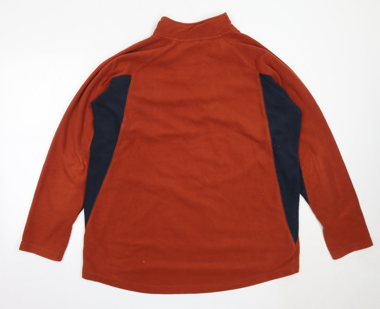 Peter Storm Mens Orange  Polyester Henley Sweatshirt Size XL