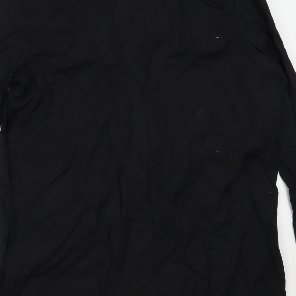 Esmee Womens Black  Linen Playsuit One-Piece Size 14